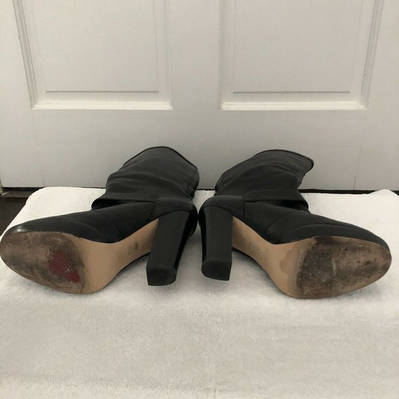 COACH LEIGHTON KNEE HIGH BOOTS SIZE 5.5 BLACK - Picture 6 of 8